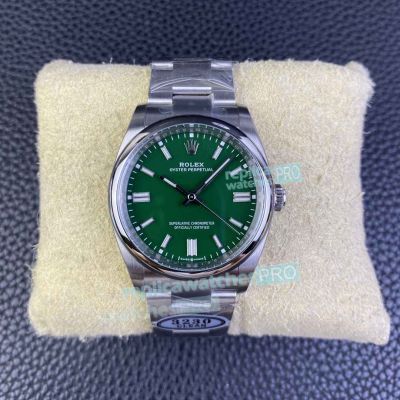 Clean Factory 1:1 Copy Rolex Oyster Perpetual Tiffany Green 41MM Watch